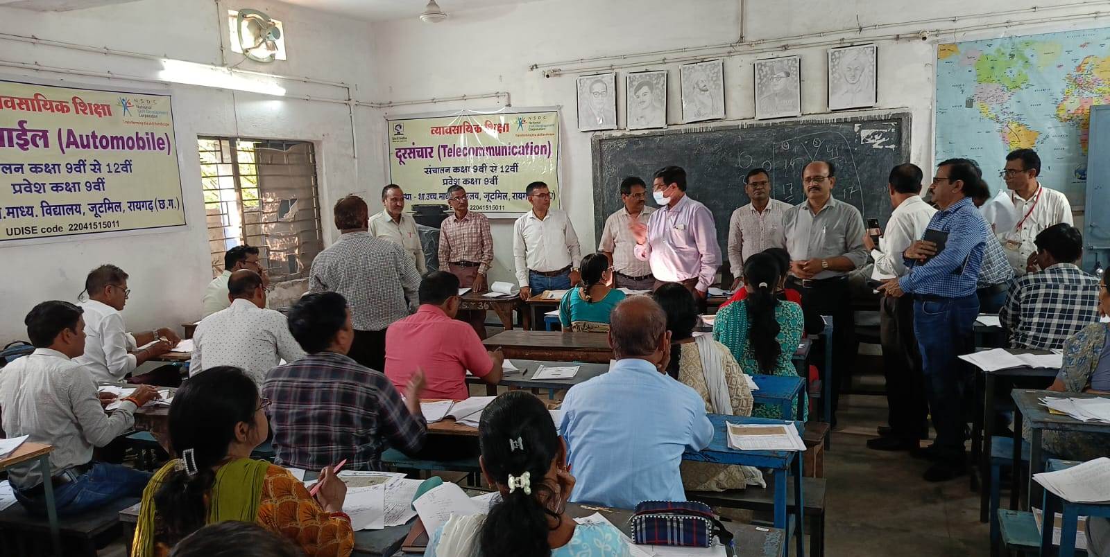 माध्यमिक शिक्षा मंडल की परीक्षाओं के कॉपियों का मूल्यांकन समय-सीमा के पहले किया गया पूर्ण….