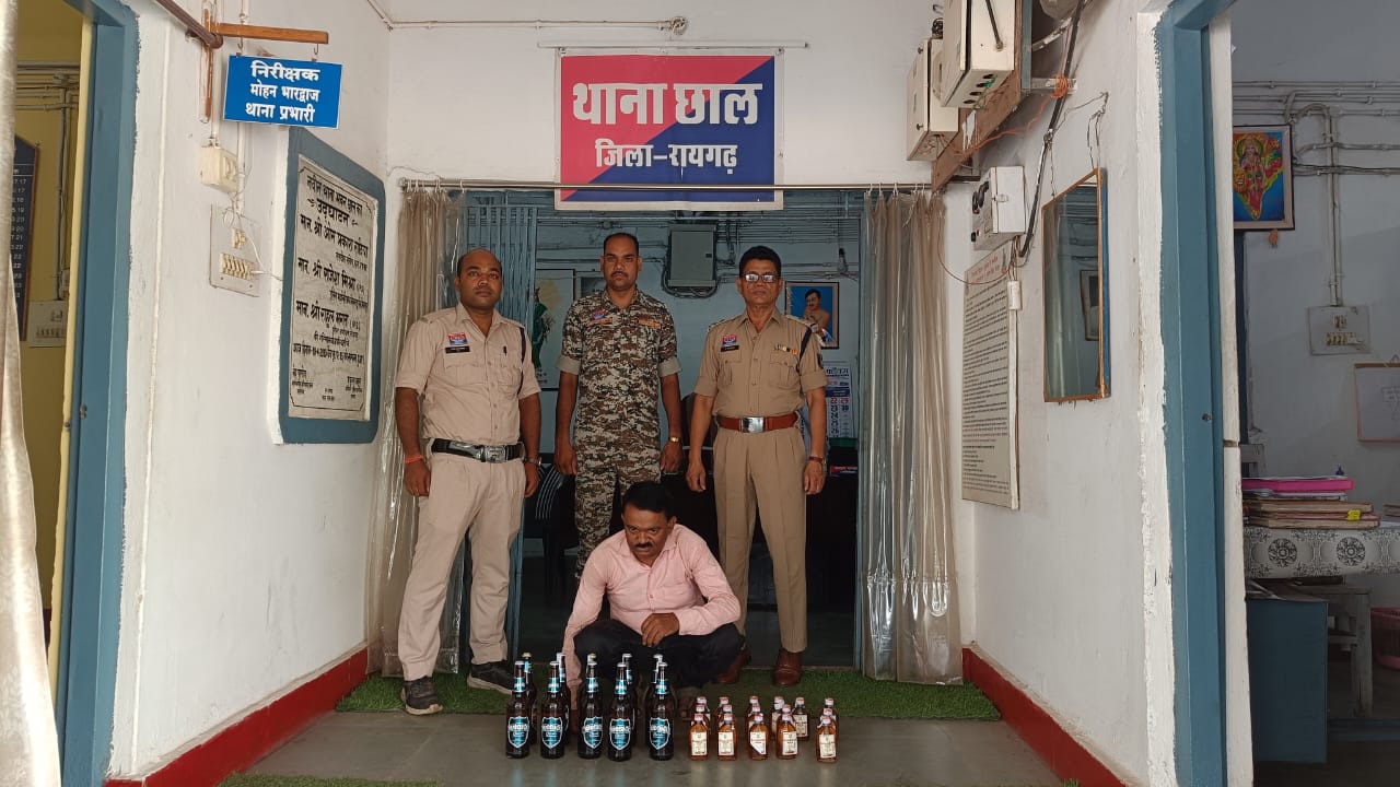 ● अवैध शराब तस्करी पर छाल पुलिस की कार्रवाई, थंडर बोल्ट बियर और गोवा शराब के साथ आरोपी गिरफ्तार…